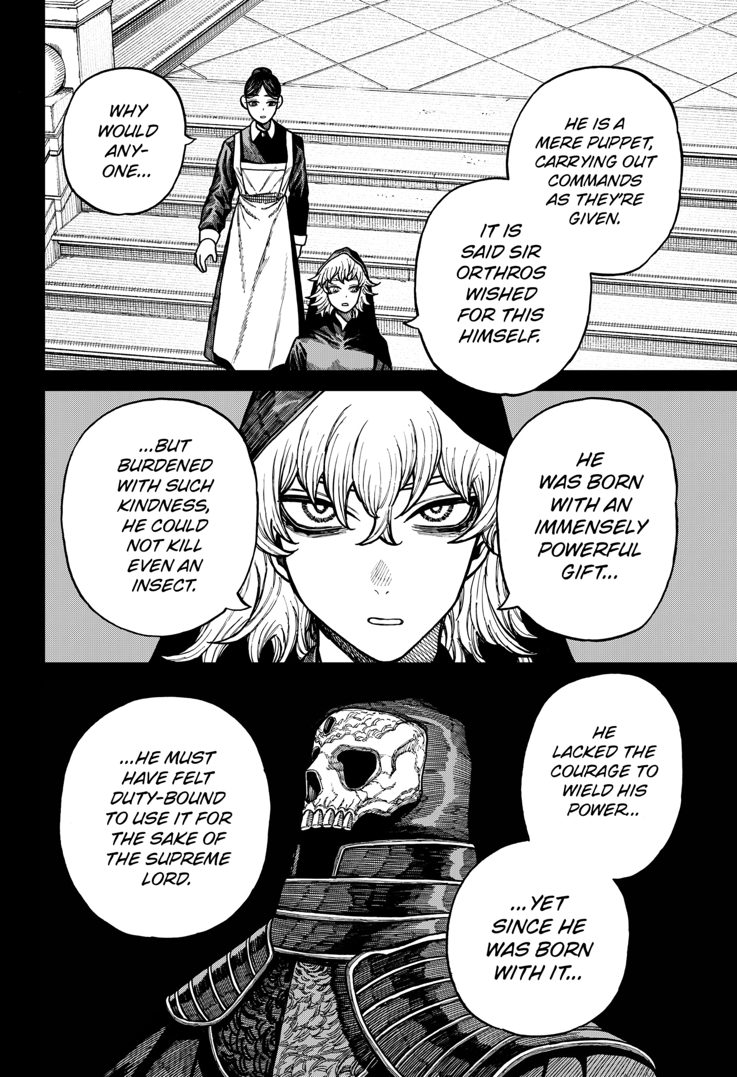Centuria Manga Chapter 65 page 4 - Orthros The Reflector scene