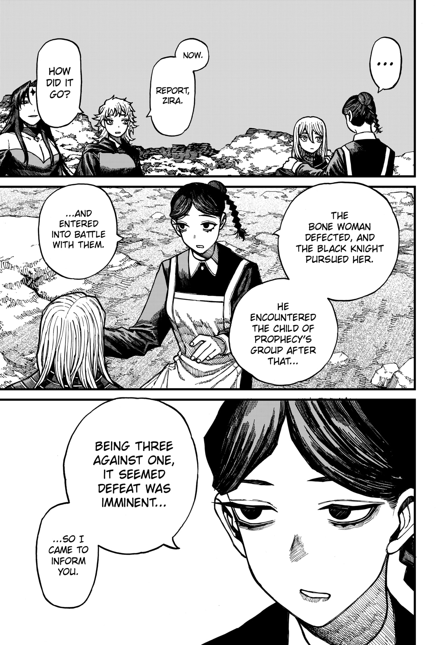 Centuria Manga Chapter 65 page 7 - Orthros The Reflector scene