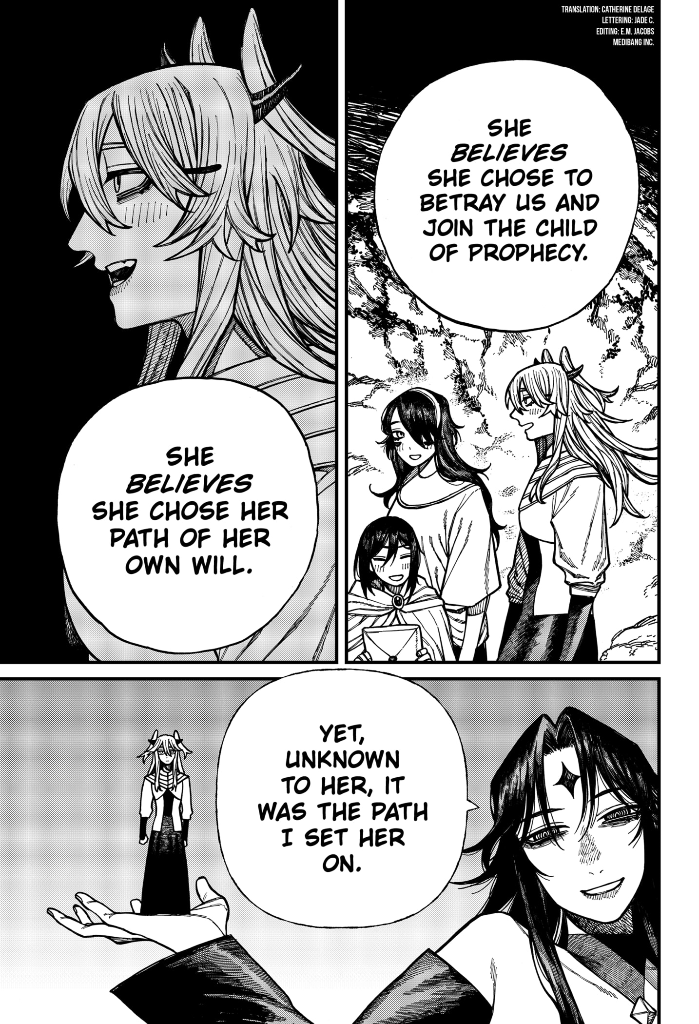 Centuria Manga Chapter 72 page 3 - The False Siblings scene