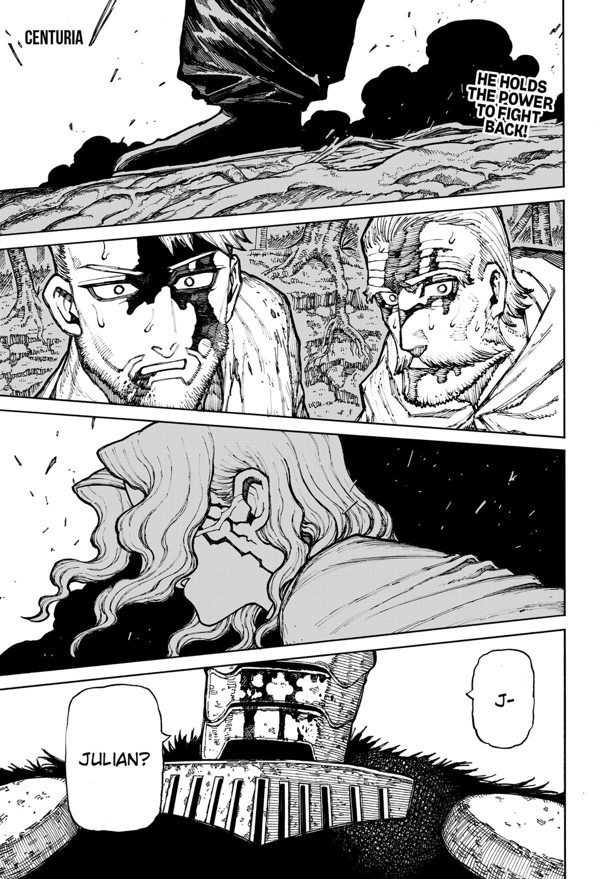 Centuria Manga Chapter 8 page 1 - To Be Human scene