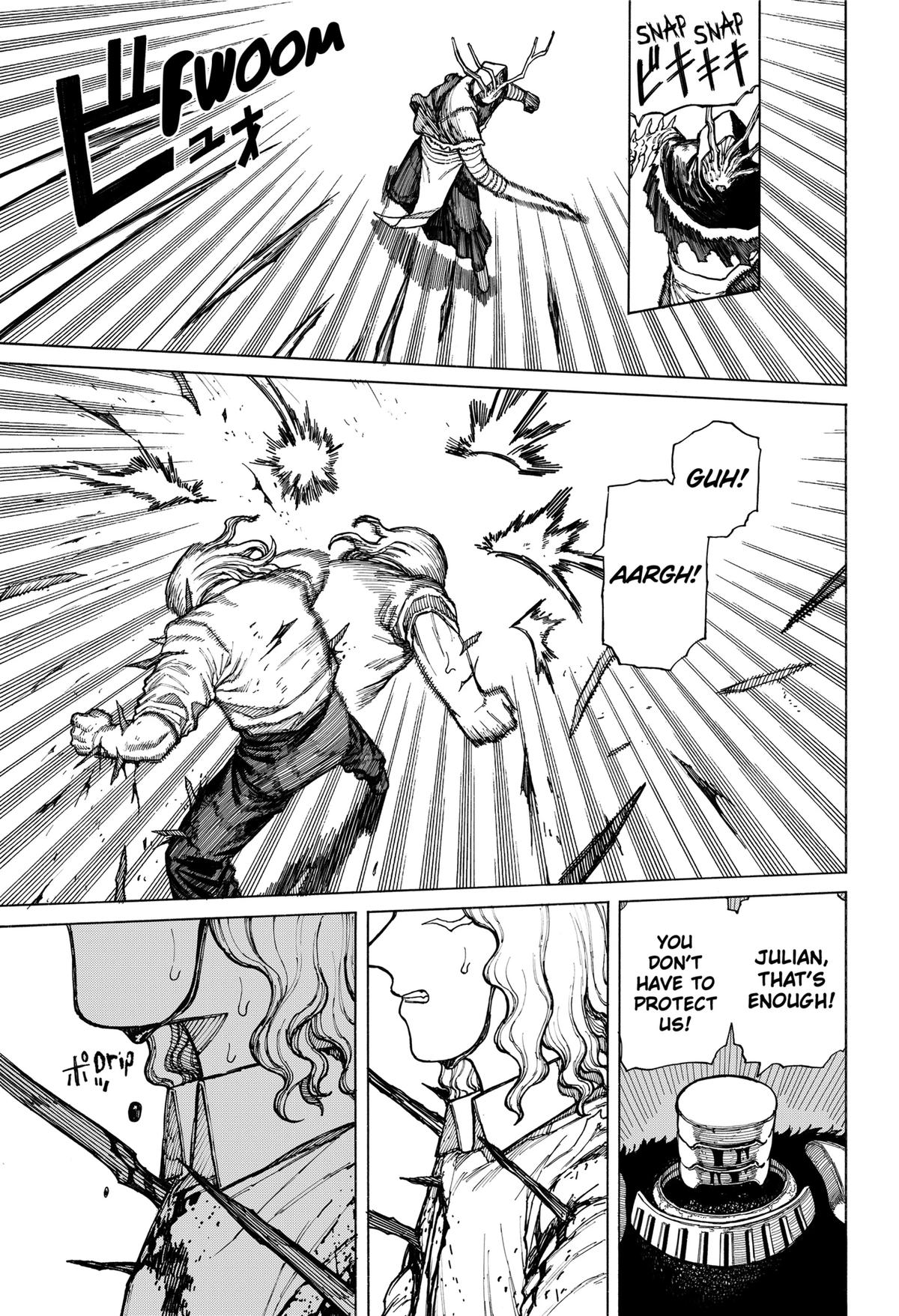 Centuria Manga Chapter 8 page 14 - To Be Human scene