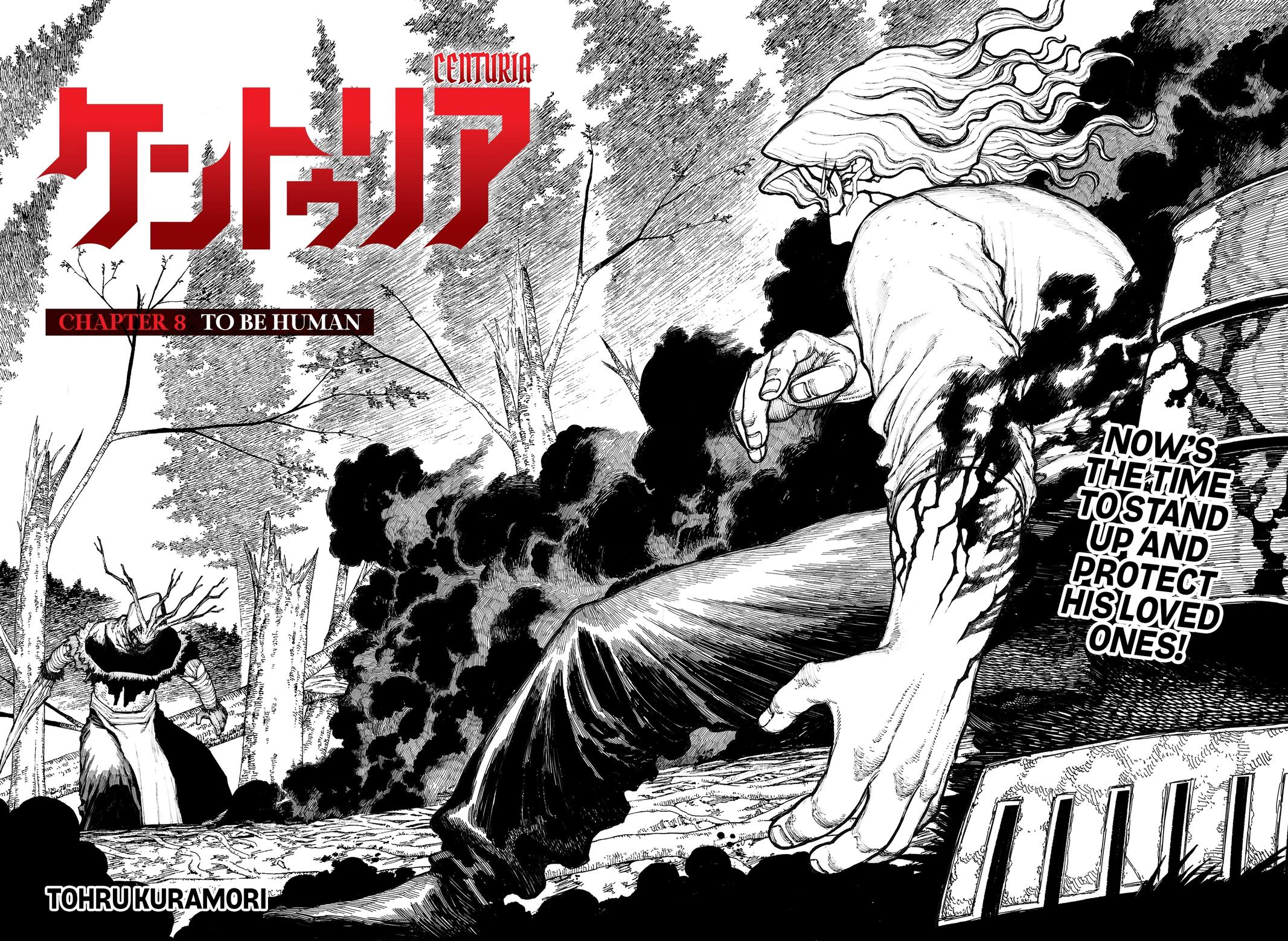 Centuria Manga Chapter 8 page 2 - To Be Human scene